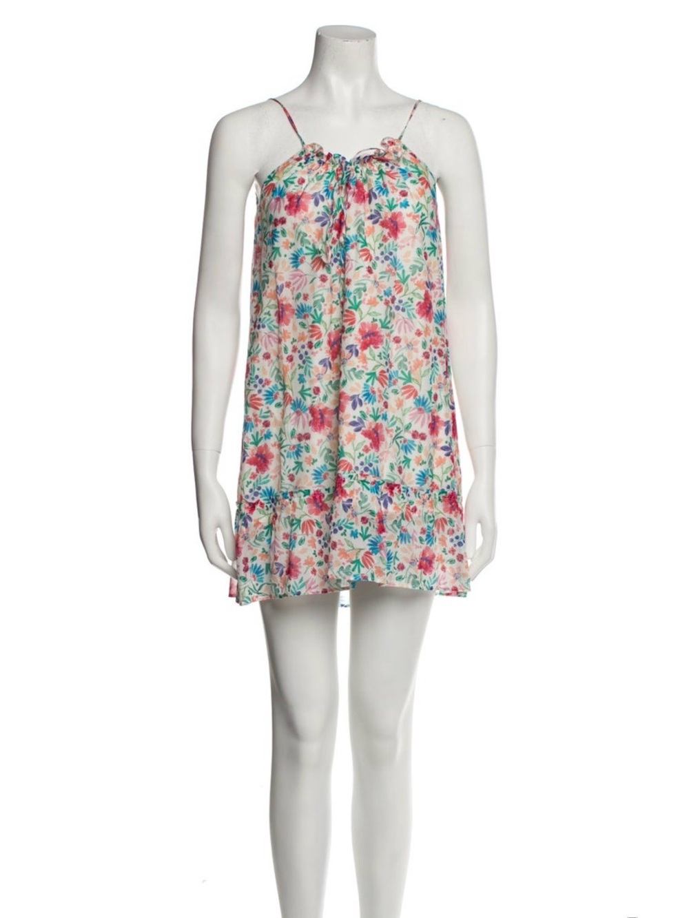 Sezane Mini Floral Dress 34 - Picture 5 of 7